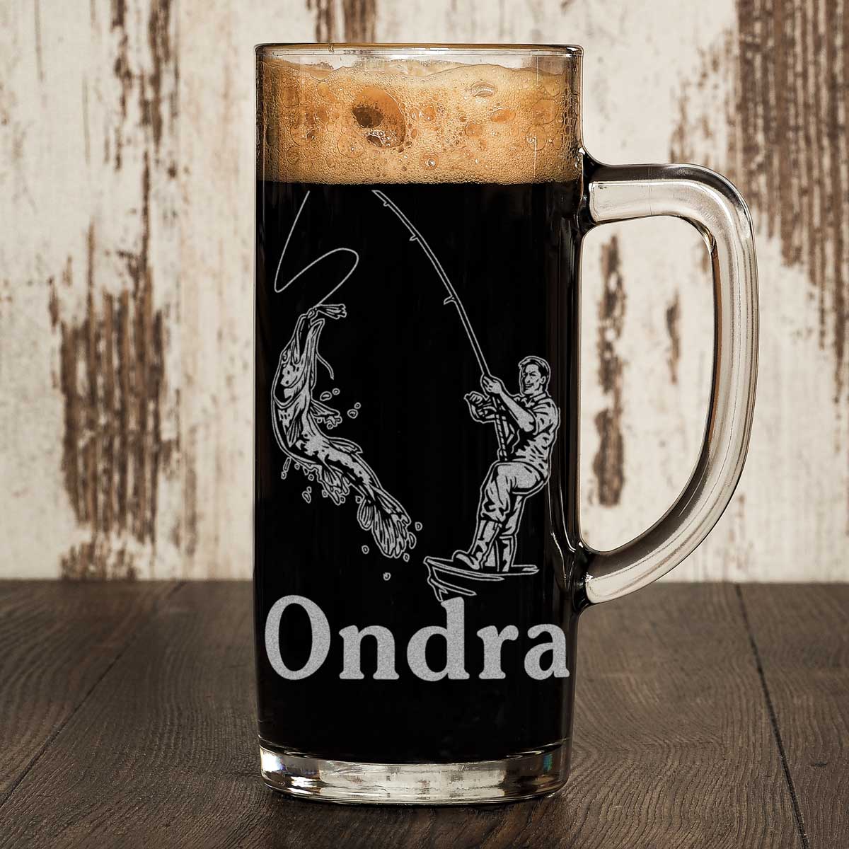 Půllitr pro rybare se jmenem - 0,5l